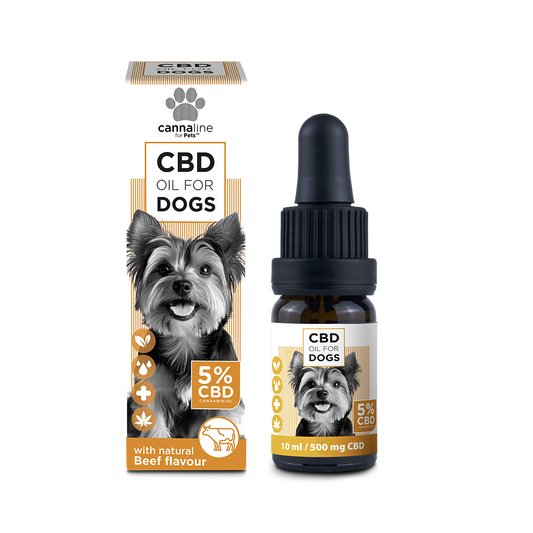 Olio CBD 5% per cani piccoli - Cannaline