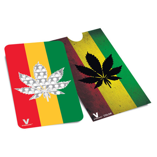 Grinder Card Rasta Leaf - V Syndicate