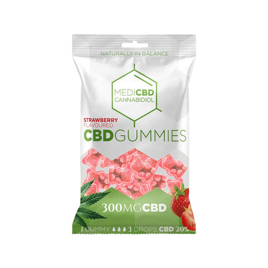 Orsetti Gommosi 300mg CBD - Fragola - MediCBD