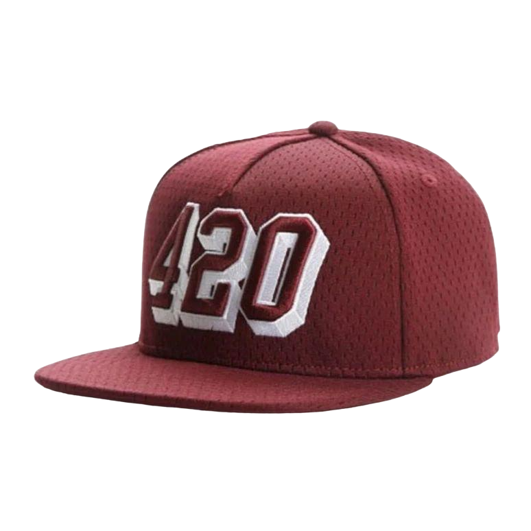 Snapback 420 Ricamato Red